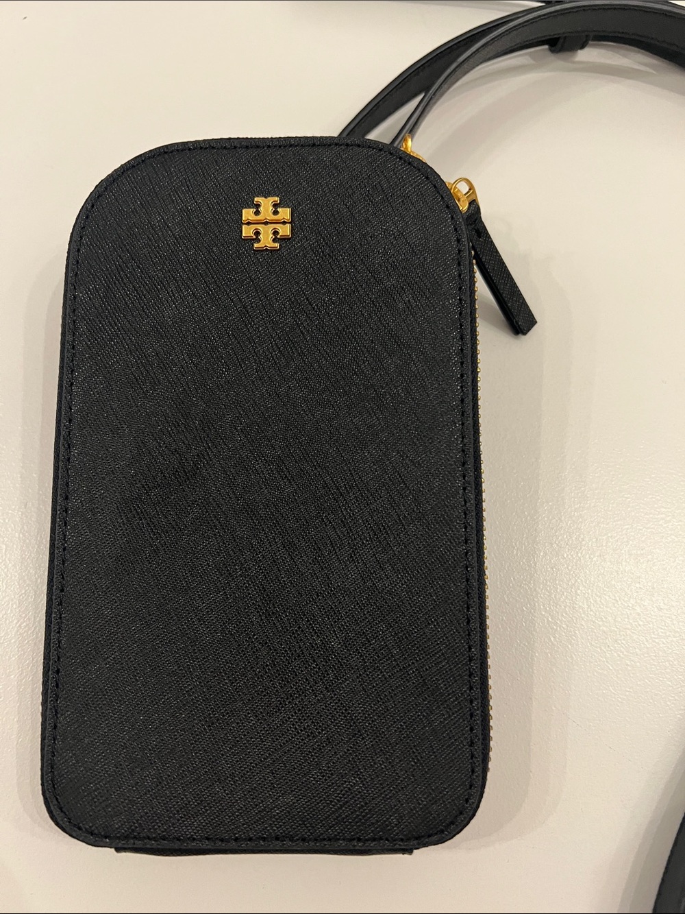 Tory Burch Emerson Phone Crossbody bag in black